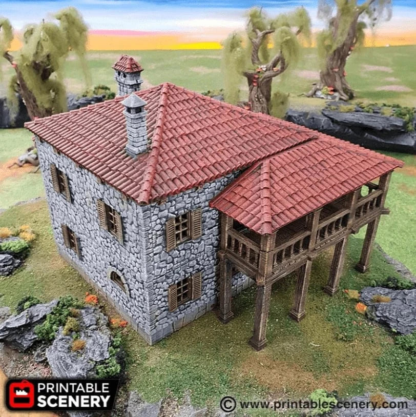 Tabletop Terrain Building Port Tavern - Fantasy Building
