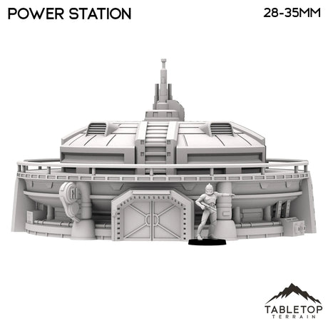 Tabletop Terrain Building Power Station - Futuristic City