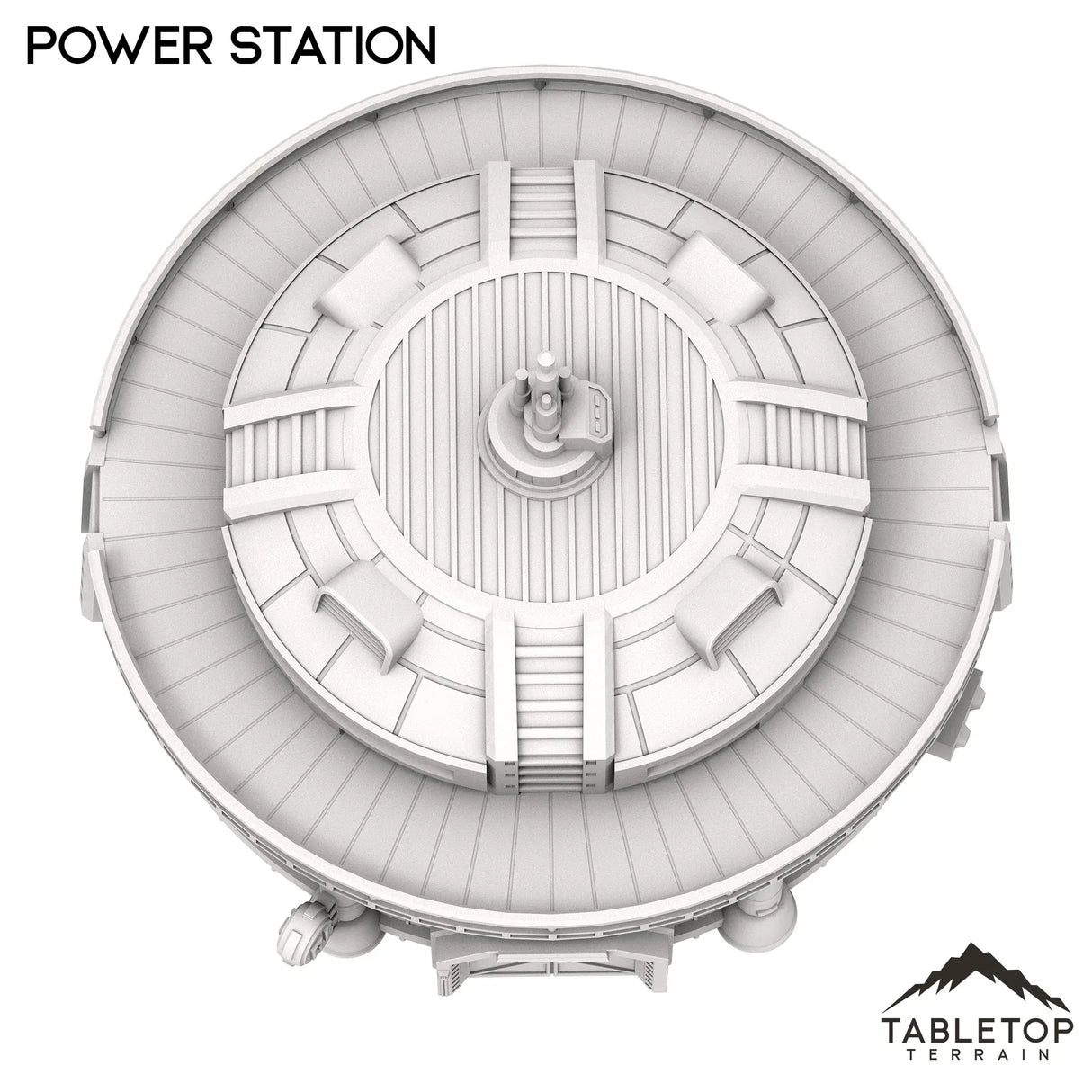 Tabletop Terrain Building Power Station - Futuristic City