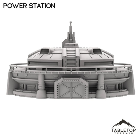 Tabletop Terrain Building Power Station - Futuristic City