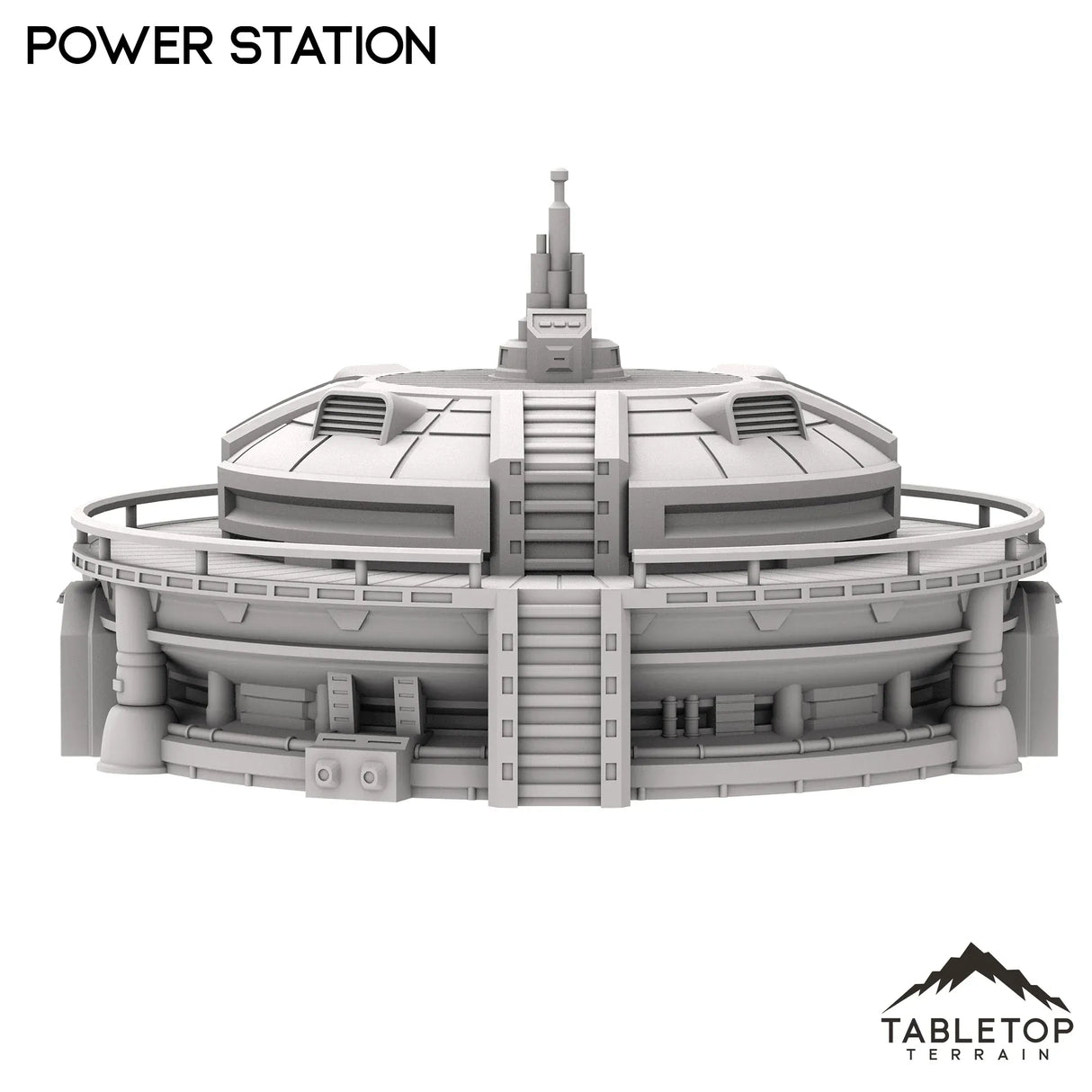Tabletop Terrain Building Power Station - Futuristic City