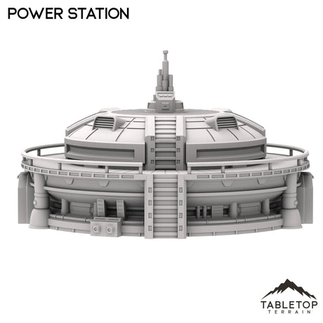 Tabletop Terrain Building Power Station - Futuristic City