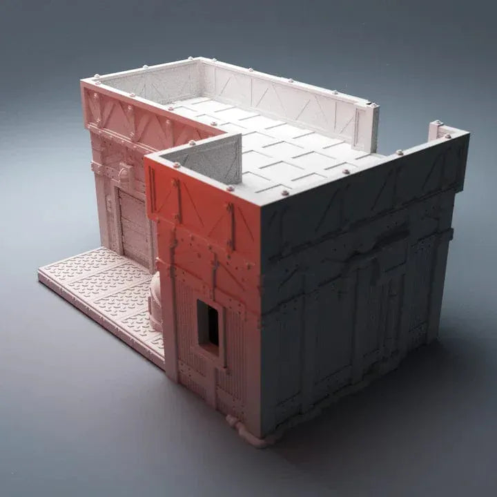 Tabletop Terrain Building Pump Station - Grimdark UnderNidus Building