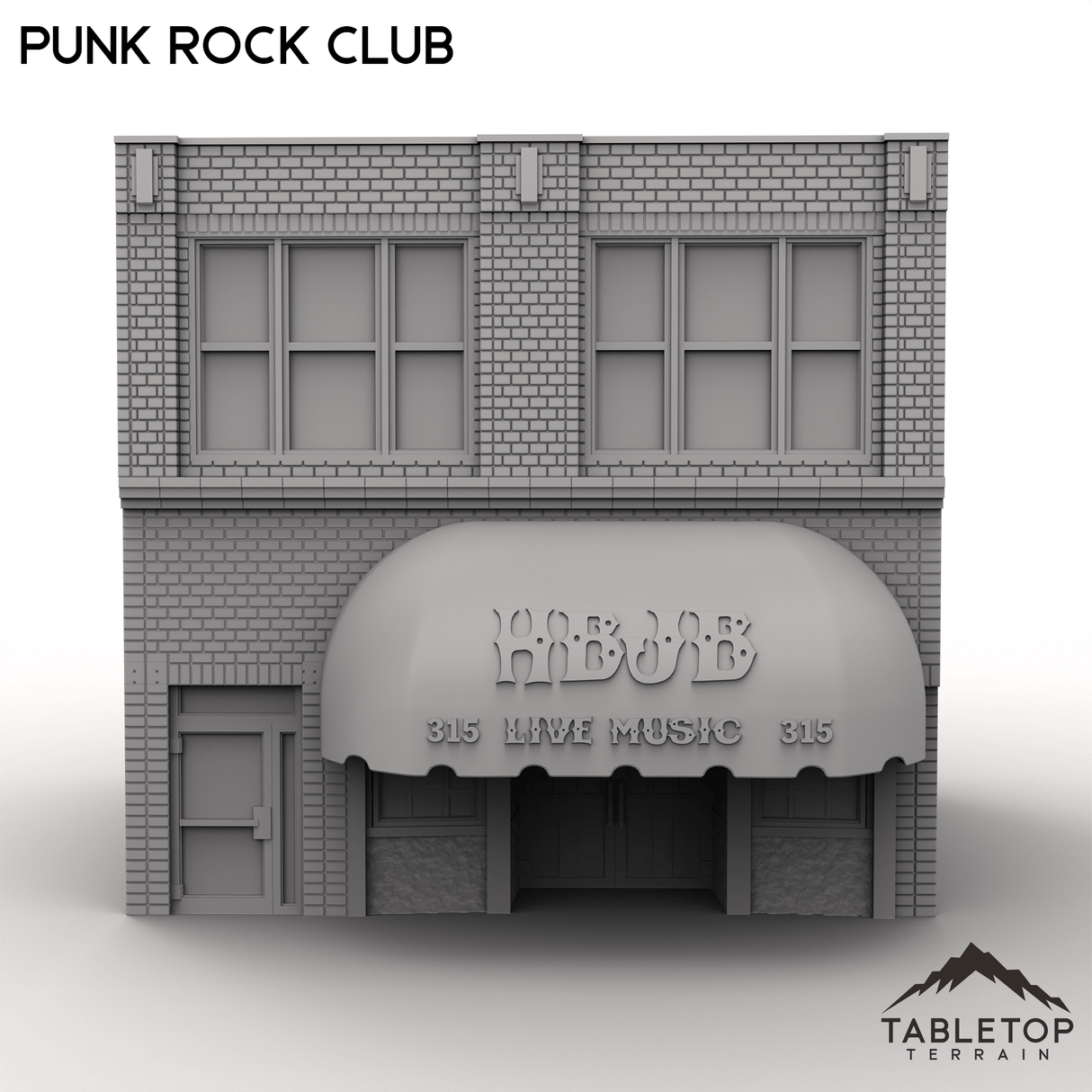 Tabletop Terrain Building Punk Rock Club