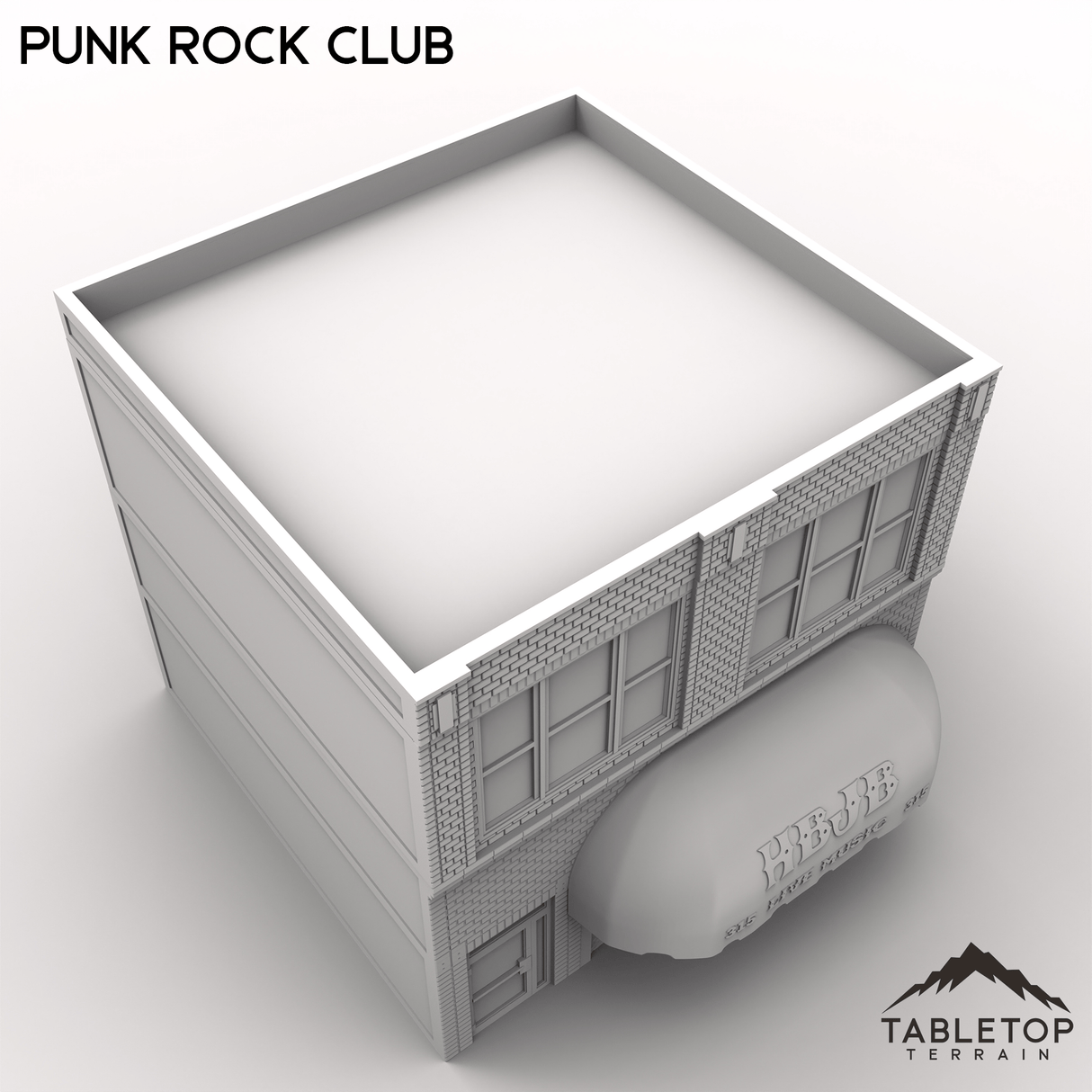 Tabletop Terrain Building Punk Rock Club