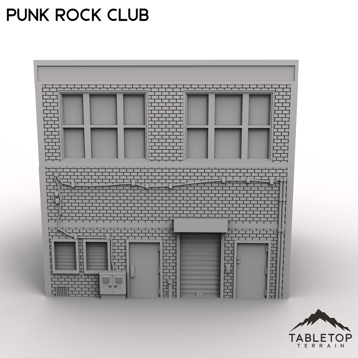 Tabletop Terrain Building Punk Rock Club