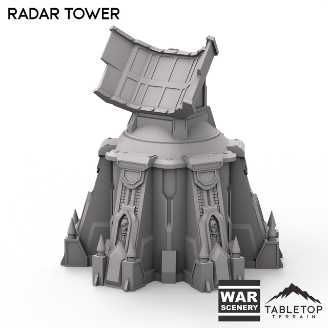 Tabletop Terrain Building Radar Station