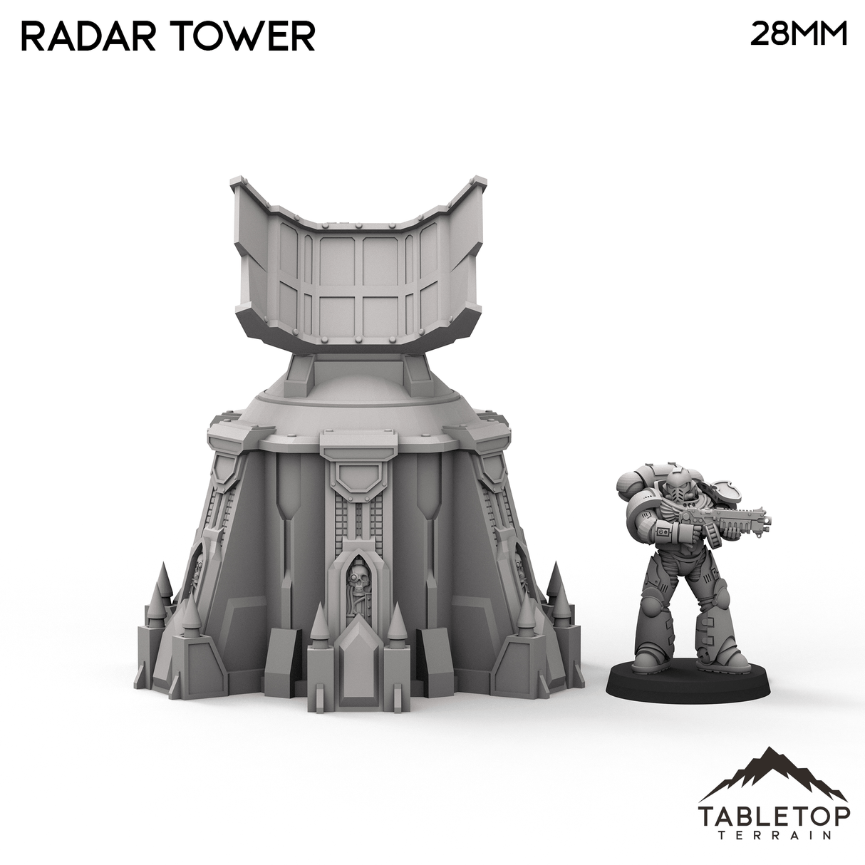 Tabletop Terrain Building Radar Station