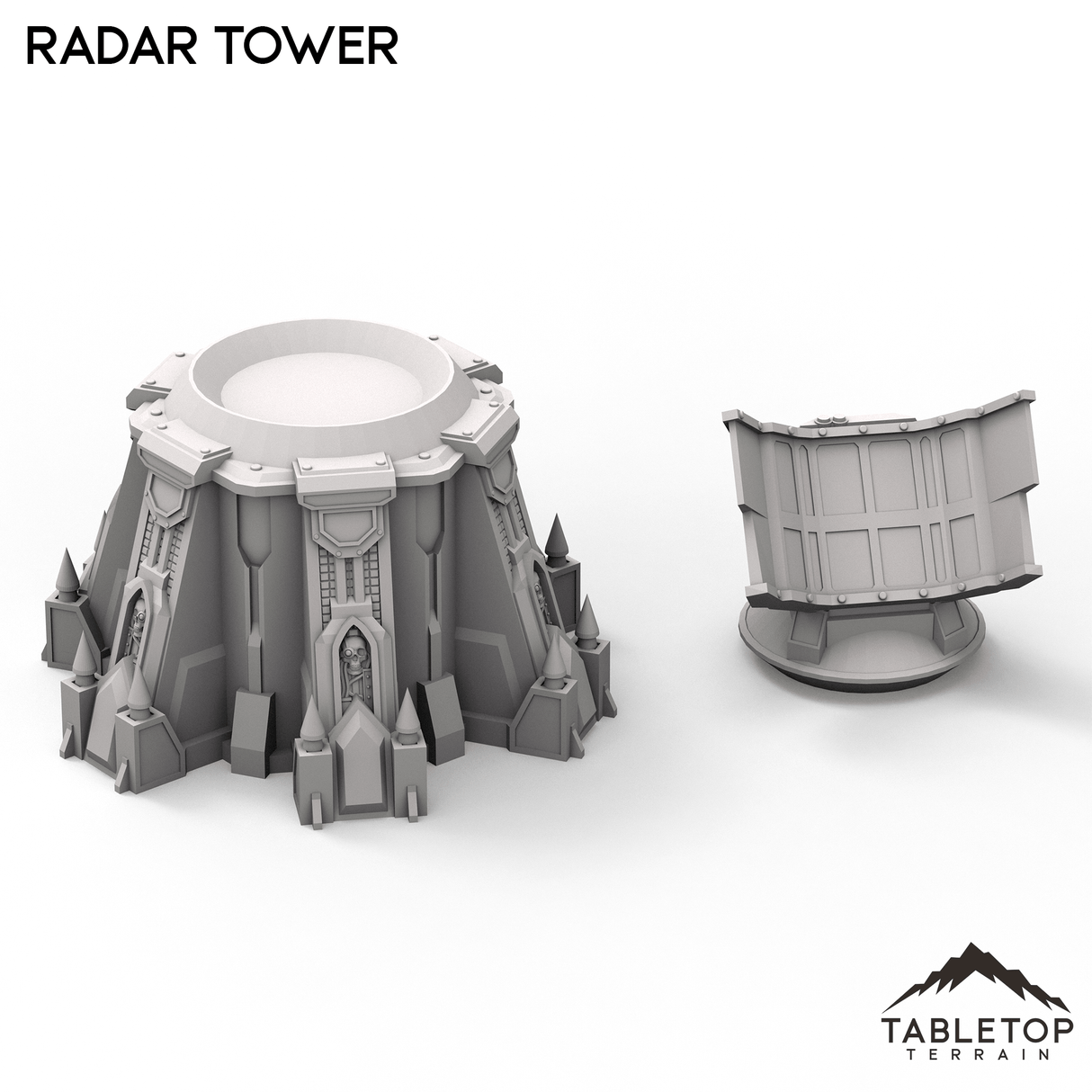 Tabletop Terrain Building Radar Station