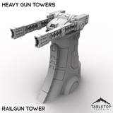 Tabletop Terrain Building Railgun / 32mm Heavy Gun Towers