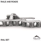 Tabletop Terrain Building Rails and Roads - Kingdom of Durak Deep