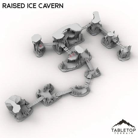 Tabletop Terrain Building Raised Ice Cavern