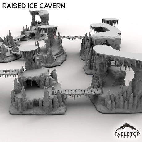 Tabletop Terrain Building Raised Ice Cavern