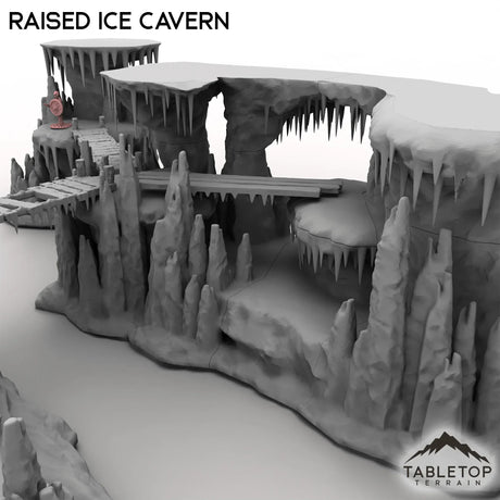 Tabletop Terrain Building Raised Ice Cavern