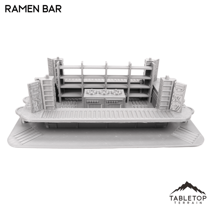 Tabletop Terrain Building Ramen Bar - Cyberpunk Building