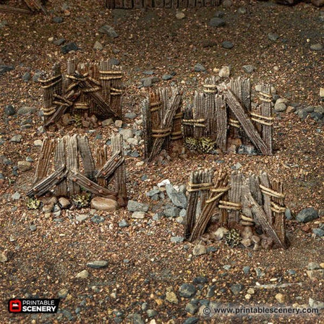 Tabletop Terrain Building Ramshackle Fences