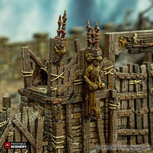 Tabletop Terrain Building Ramshackle Gates