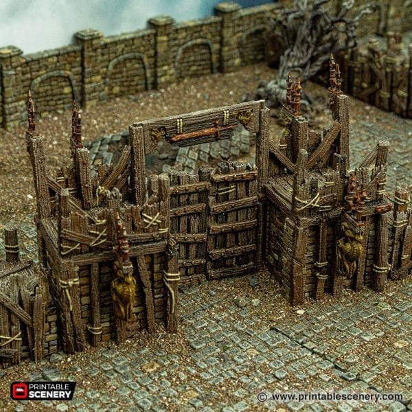 Tabletop Terrain Building Ramshackle Gates