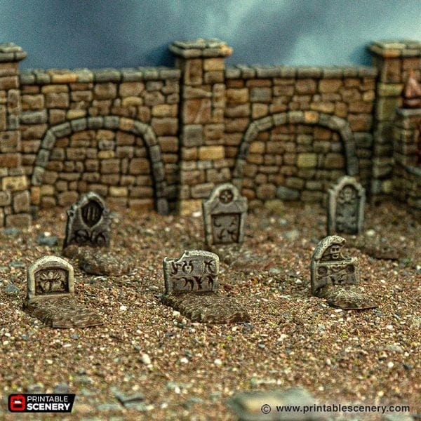 Tabletop Terrain Building Ramshackle Graveyard