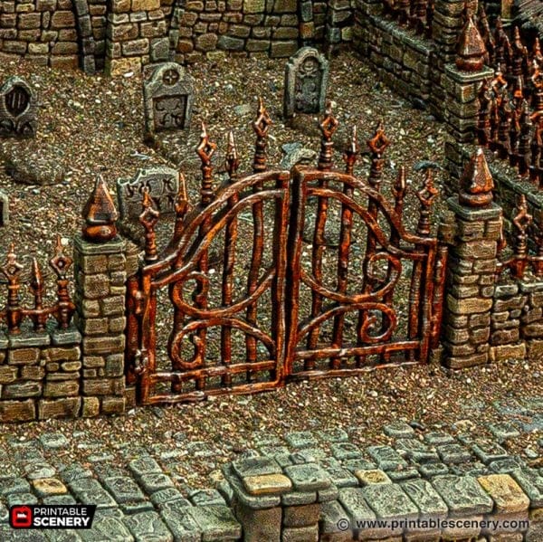 Tabletop Terrain Building Ramshackle Graveyard