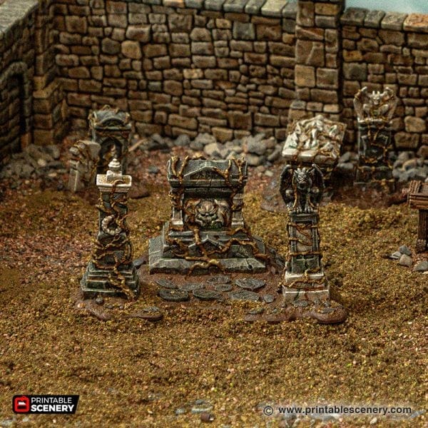 Tabletop Terrain Building Ramshackle Tombstones