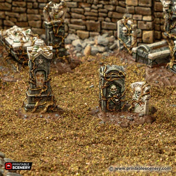 Tabletop Terrain Building Ramshackle Tombstones