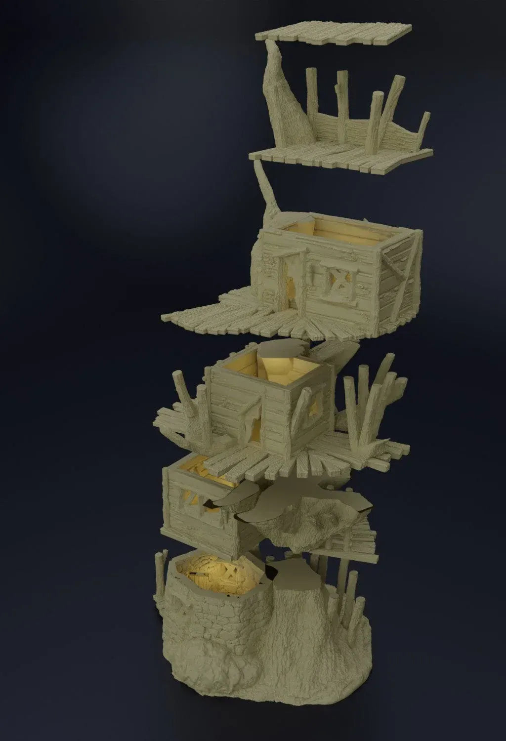 Tabletop Terrain Building Ratling Hovel