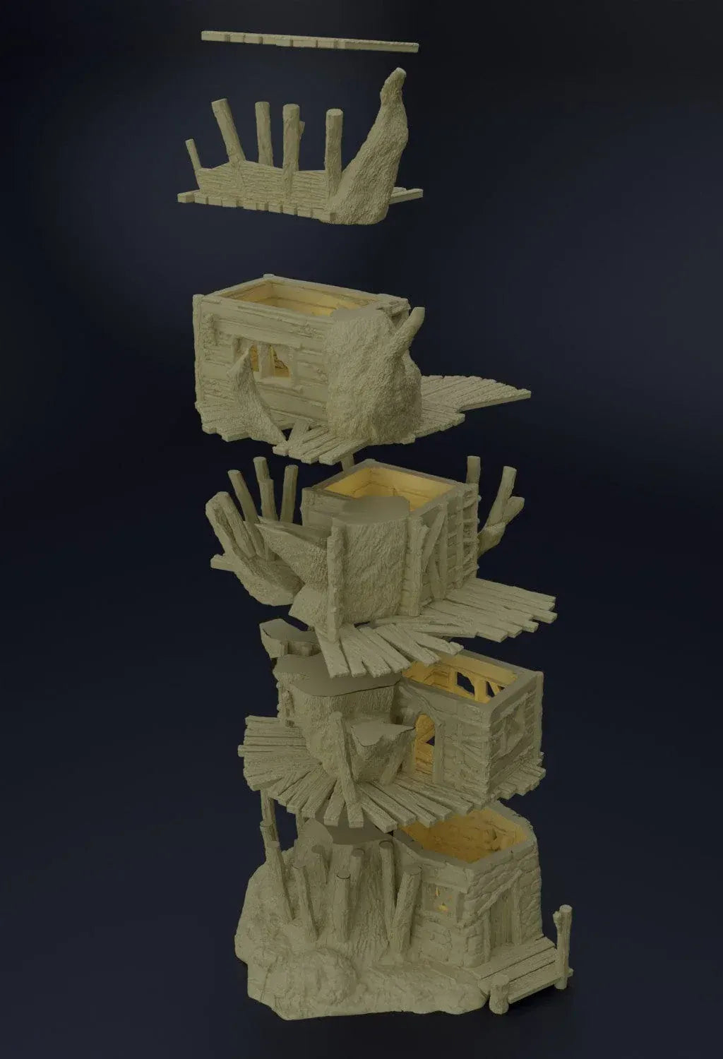 Tabletop Terrain Building Ratling Hovel