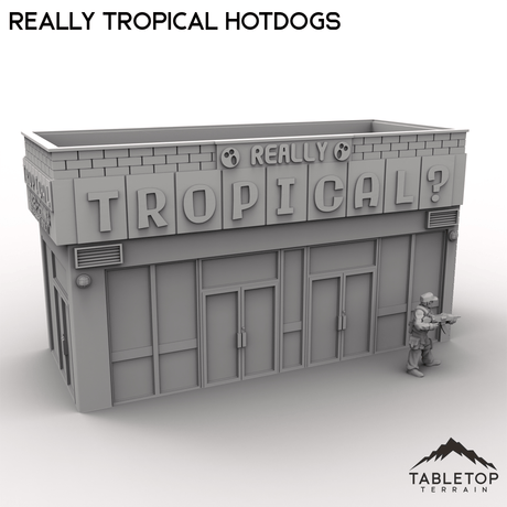 Tabletop Terrain Building Really Tropical Hotdogs