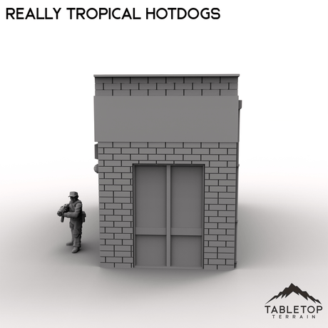 Tabletop Terrain Building Really Tropical Hotdogs