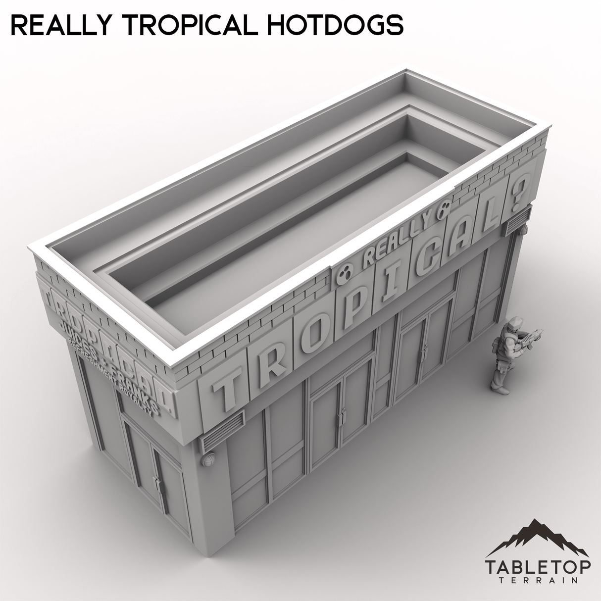 Tabletop Terrain Building Really Tropical Hotdogs