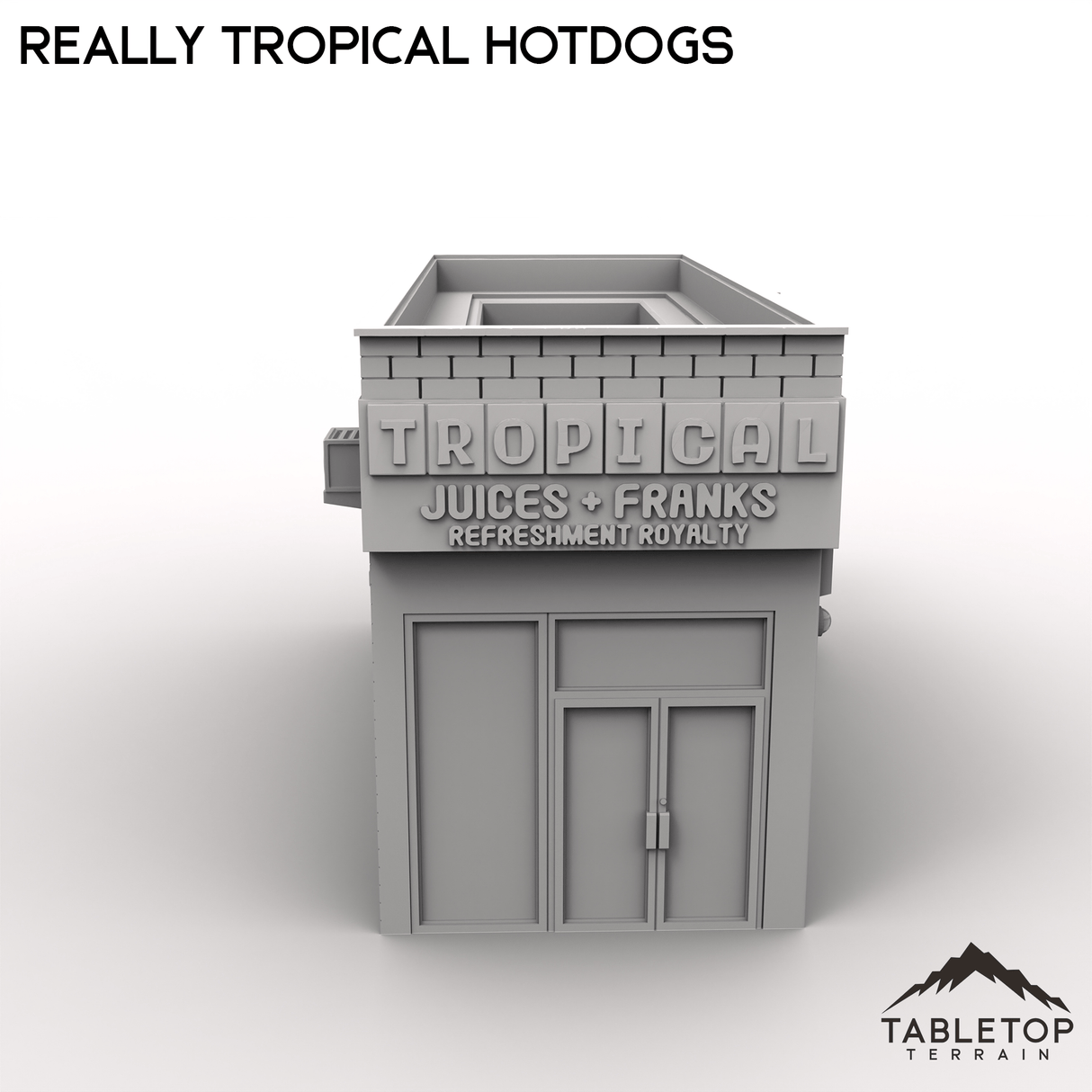 Tabletop Terrain Building Really Tropical Hotdogs