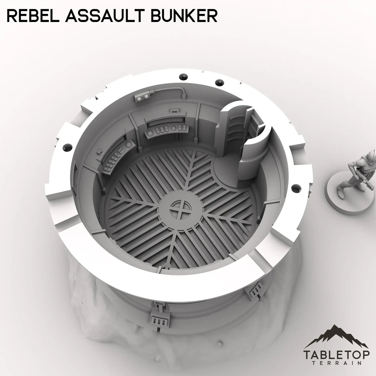 Tabletop Terrain Building Rebel Assault Bunker