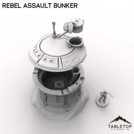 Tabletop Terrain Building Rebel Assault Bunker