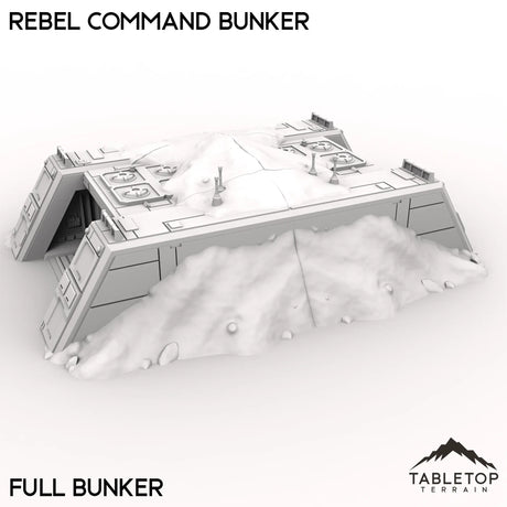 Tabletop Terrain Building Rebel Command Bunker