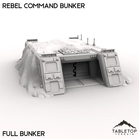 Tabletop Terrain Building Rebel Command Bunker