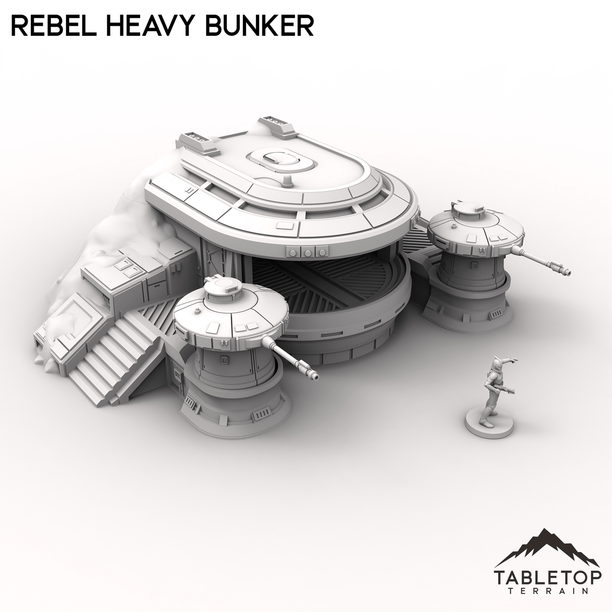 Tabletop Terrain Building Rebel Heavy Bunker