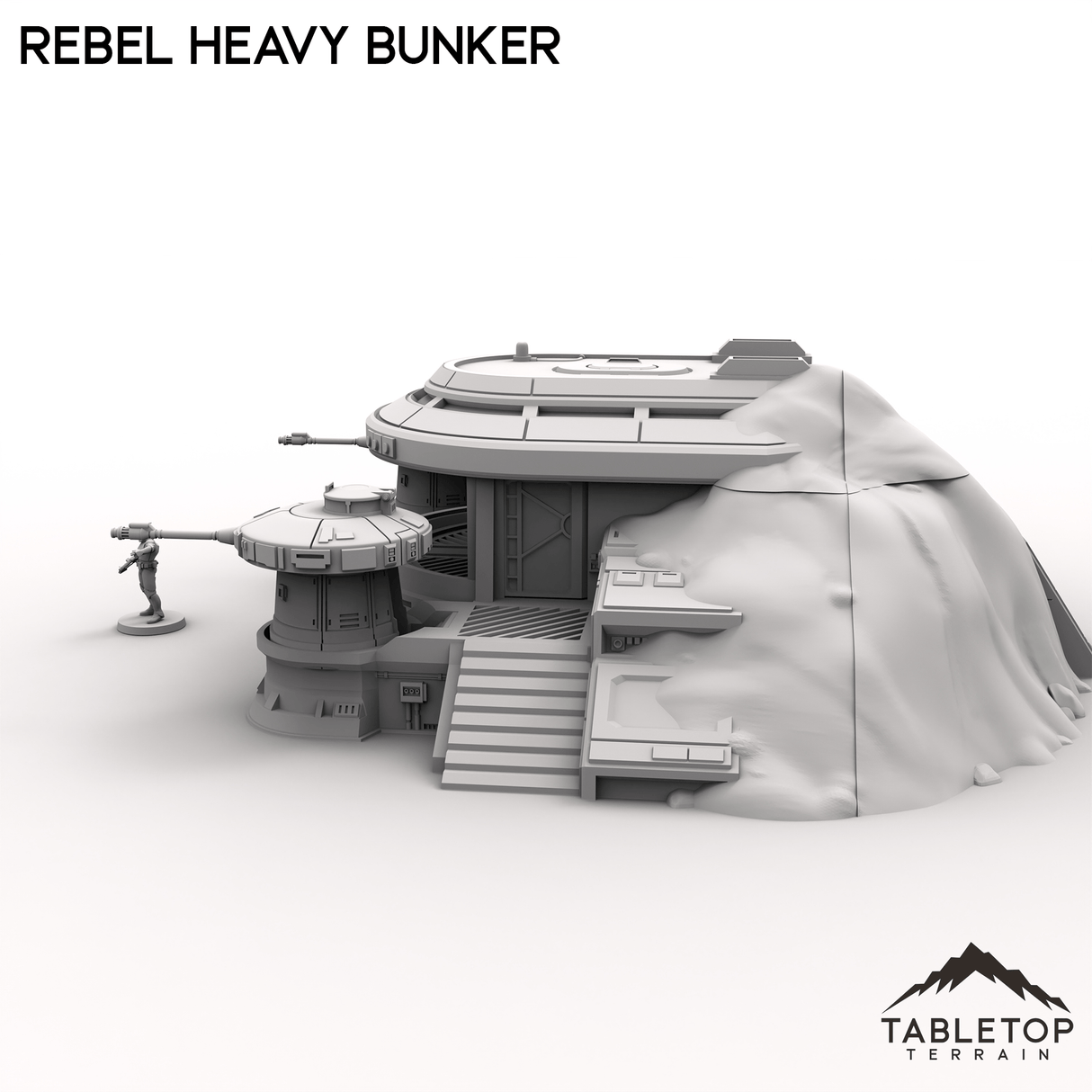 Tabletop Terrain Building Rebel Heavy Bunker