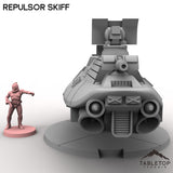 Tabletop Terrain Building Repulsor Skiff