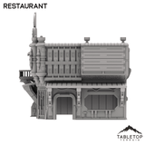 Tabletop Terrain Building Restaurant - Futuristic City