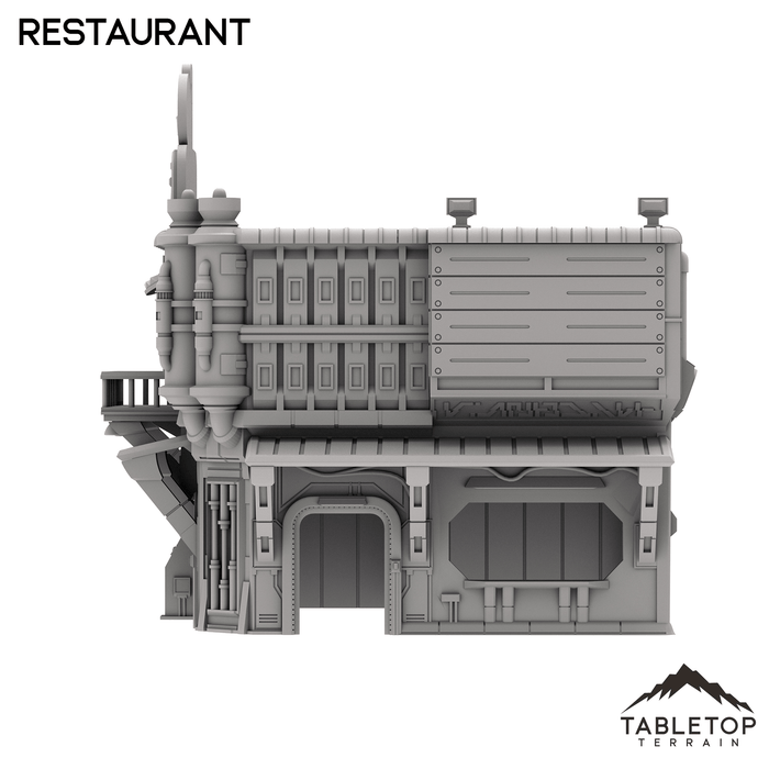 Tabletop Terrain Building Restaurant - Futuristic City