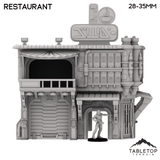 Tabletop Terrain Building Restaurant - Futuristic City