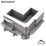 Tabletop Terrain Building Restaurant - Futuristic City