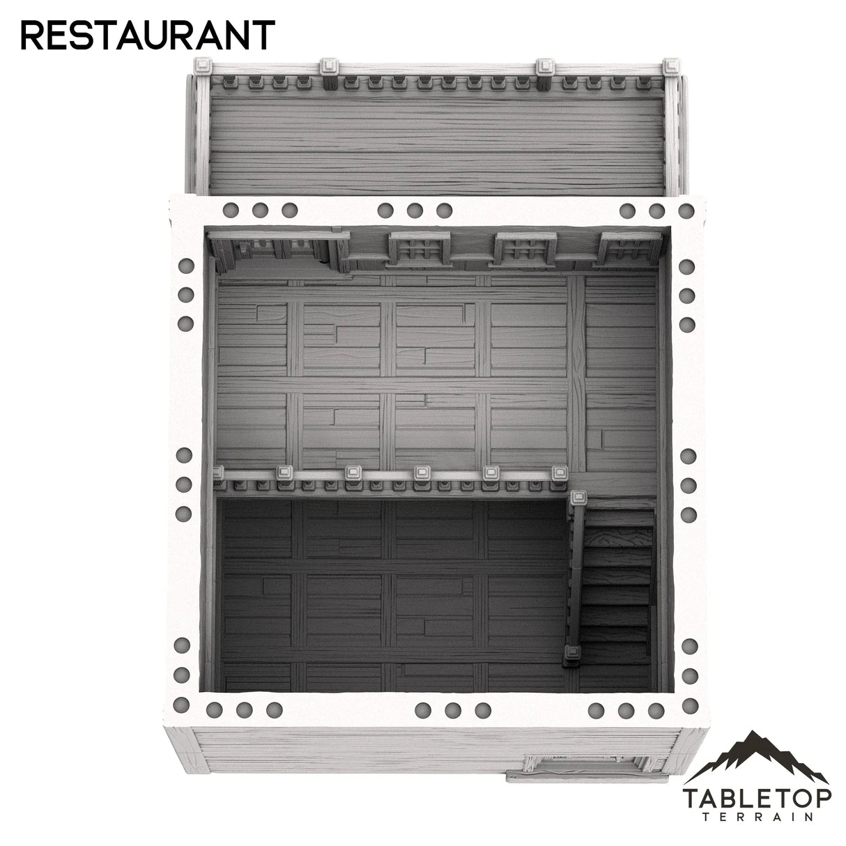 Tabletop Terrain Building Restaurant - Old Wild Western Rush