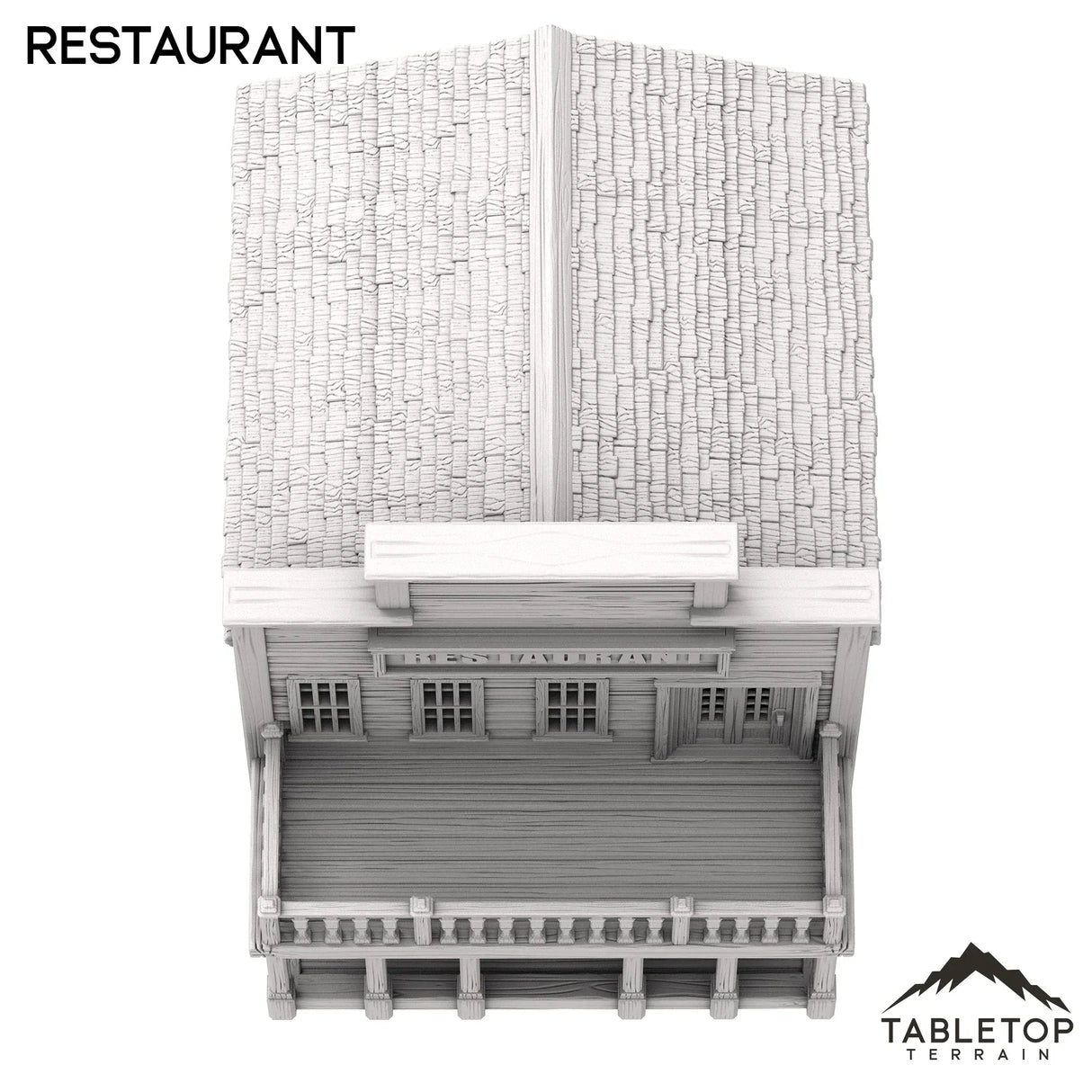 Tabletop Terrain Building Restaurant - Old Wild Western Rush