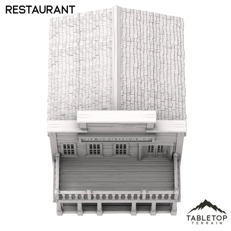 Tabletop Terrain Building Restaurant - Old Wild Western Rush