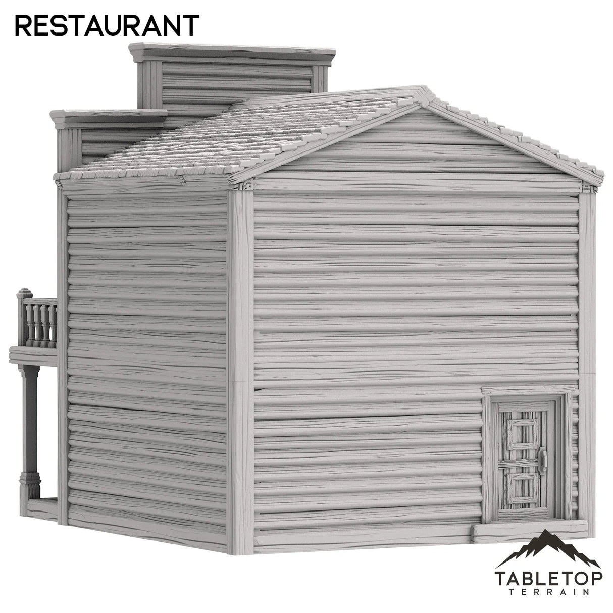Tabletop Terrain Building Restaurant - Old Wild Western Rush