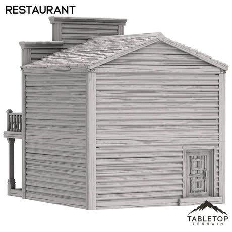 Tabletop Terrain Building Restaurant - Old Wild Western Rush
