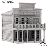 Tabletop Terrain Building Restaurant - Old Wild Western Rush