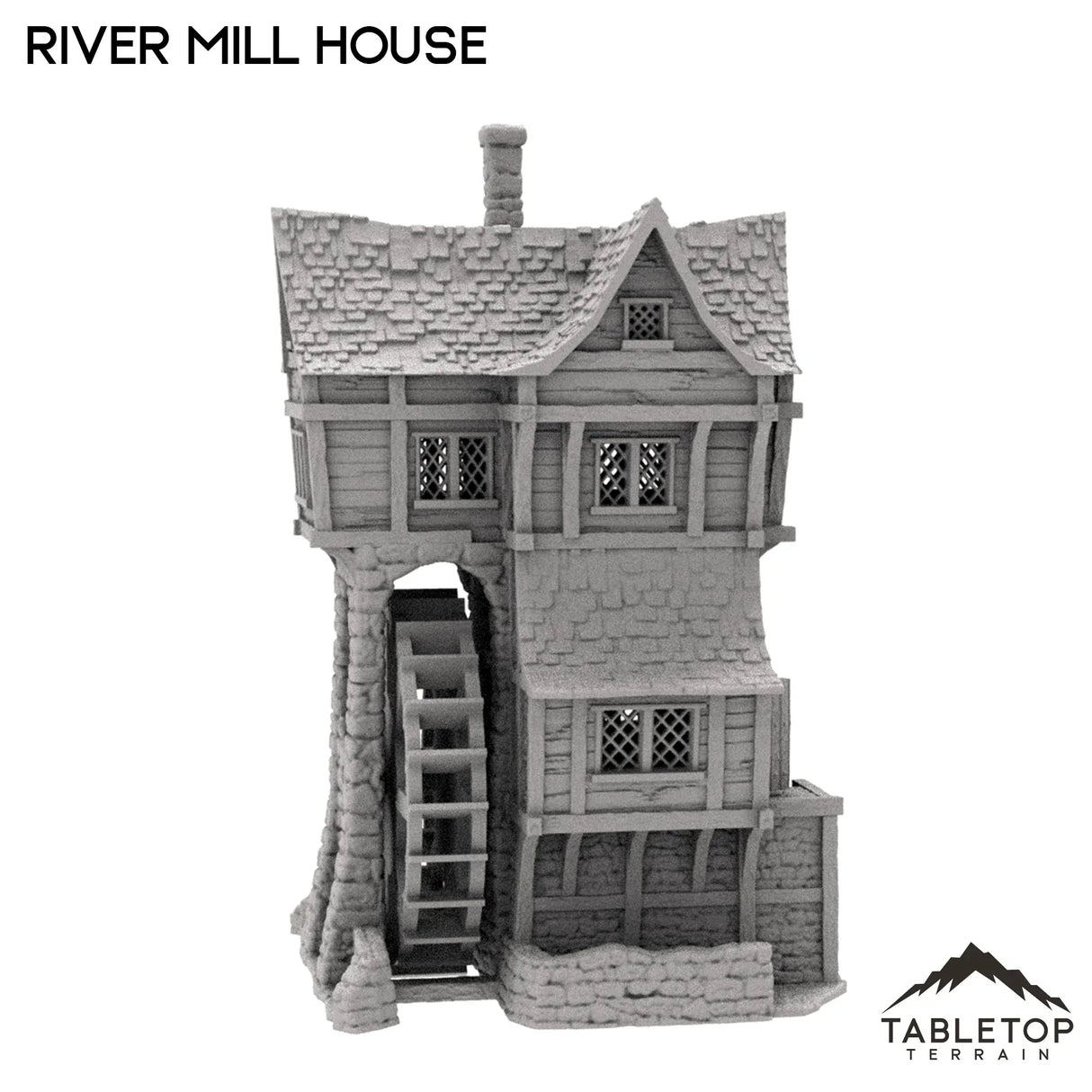 Tabletop Terrain Building River Mill House